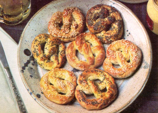 A full plate of doughy treats.